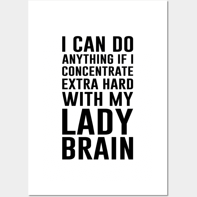 Lady Brain Wall Art by Venus Complete